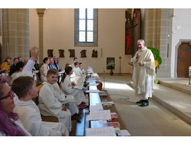 Dankgottesdienst der Kommunionkinder (Foto: Karl-Franz Thiede)